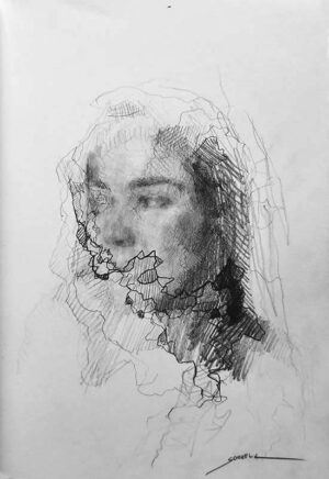 pencil drawing portrait